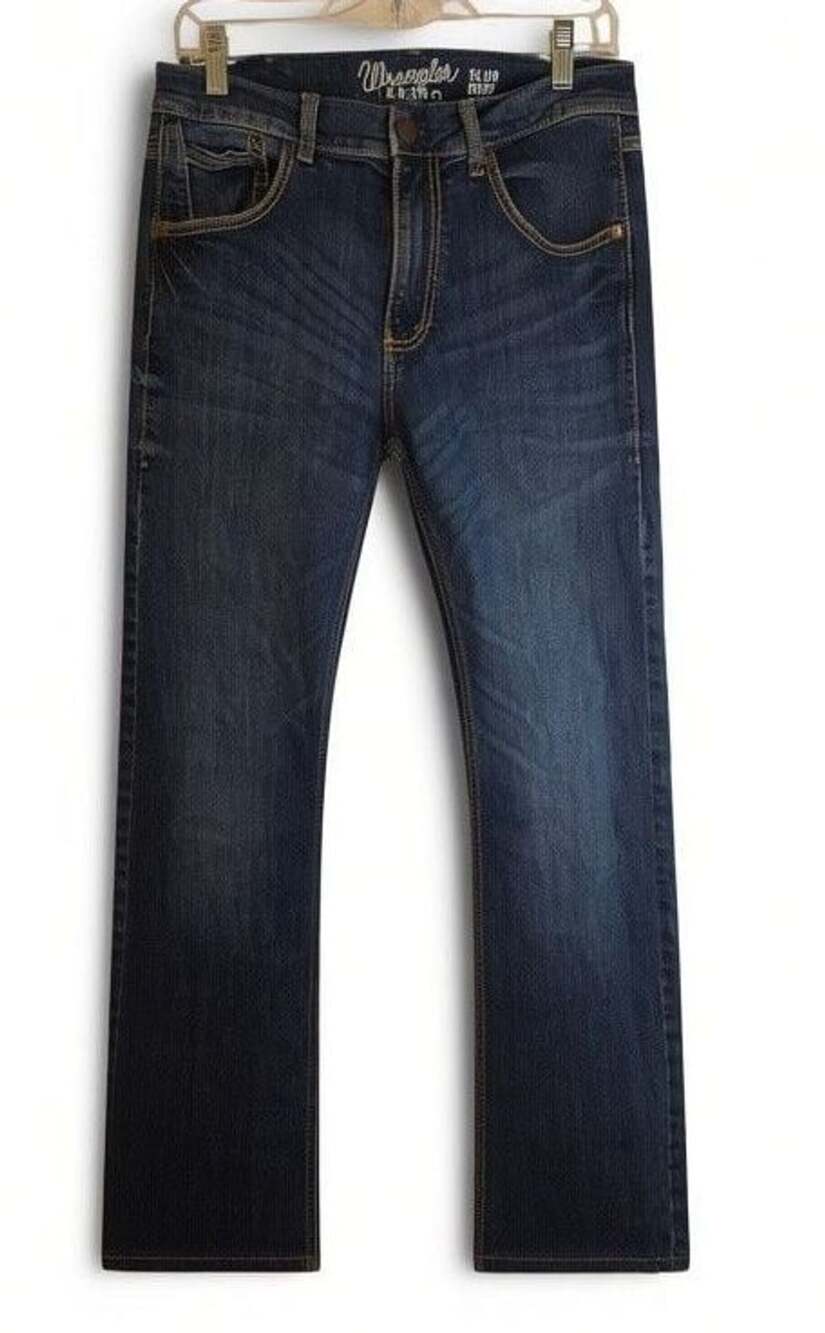 Wrangler Retro Slim Boot Jeans Dark Wash 31x34